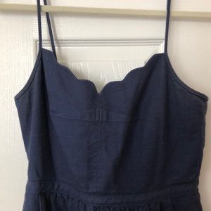 JCrew Navy Dress with pockets & adjustable straps